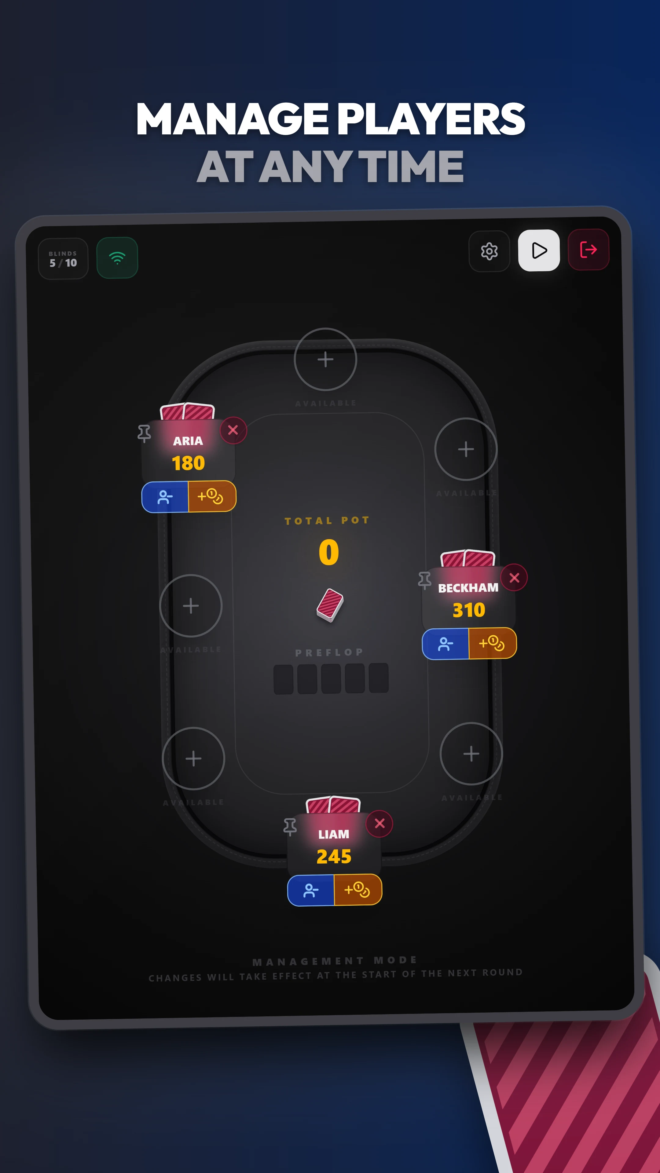 AirChips - Virtual Poker Chips screenshot